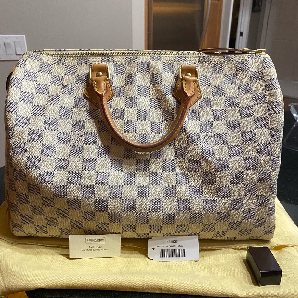 AUTHENTIC Louis Vuitton Speedy 35 Handbag